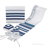 Tallit / Prayer Shawl - Blue Multi Colors