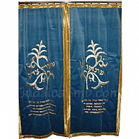 Parochet - White Parochet & Year-round - Modern & Contemporary Parochet