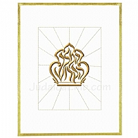 Parochet - White Paroches & Torah ark curtains